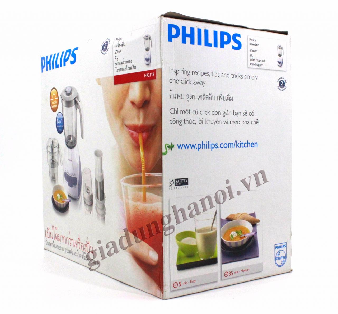 Máy xay sinh tố Philips HR2118